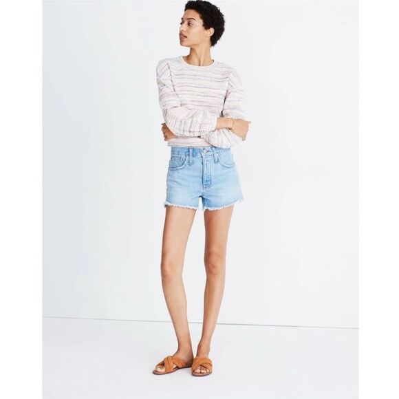 Madewell Relaxed Fit Jean Shorts - Picture 1 of 9